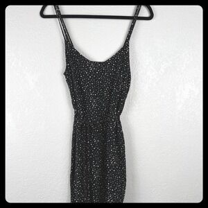 Black‎ White Polka Dot 90s Girlhoodcore Swing Spring Summer Swing Dress